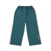 Petrolkleurige sportieve broek - Trackpants teal green 